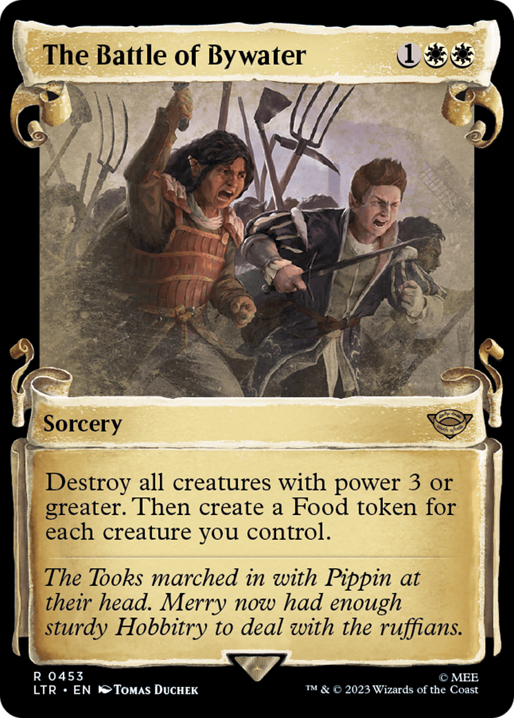 The Battle of Bywater [The Lord of the Rings: Tales of Middle-Earth Showcase Scrolls] - Trinity Hobby