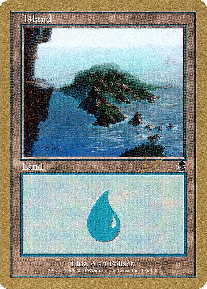 Island (rl335) (Raphael Levy) [World Championship Decks 2002] - Trinity Hobby