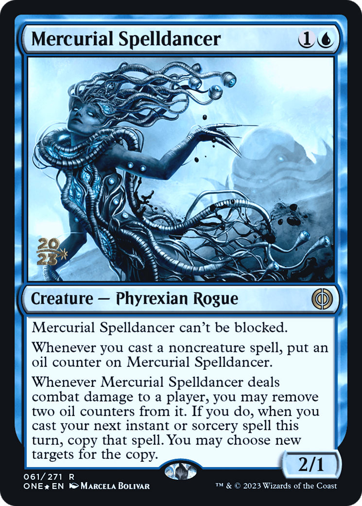 Mercurial Spelldancer [Phyrexia: All Will Be One Prerelease Promos] - Trinity Hobby