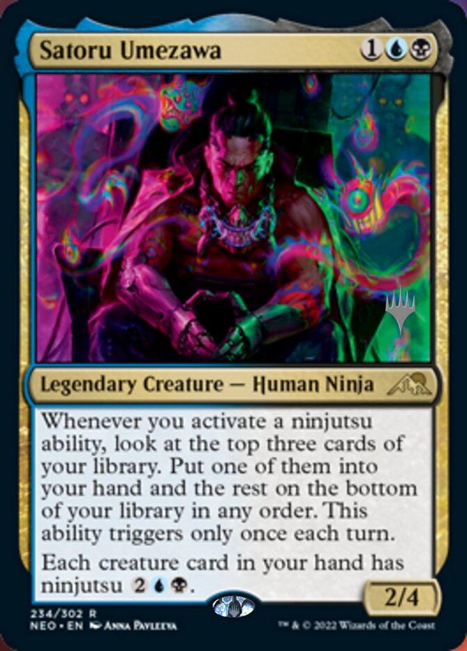 Satoru Umezawa (Promo Pack) [Kamigawa: Neon Dynasty Promos] - Trinity Hobby