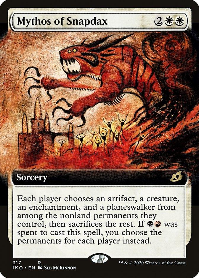 Mythos of Snapdax (Extended Art) [Ikoria: Lair of Behemoths] - Trinity Hobby