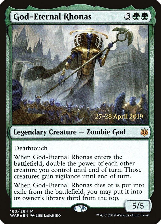 God-Eternal Rhonas [War of the Spark Prerelease Promos] - Trinity Hobby