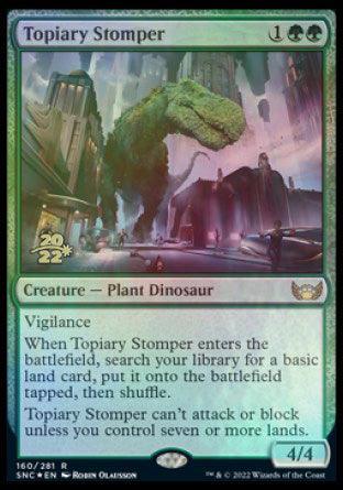 Topiary Stomper [Streets of New Capenna Prerelease Promos] - Trinity Hobby