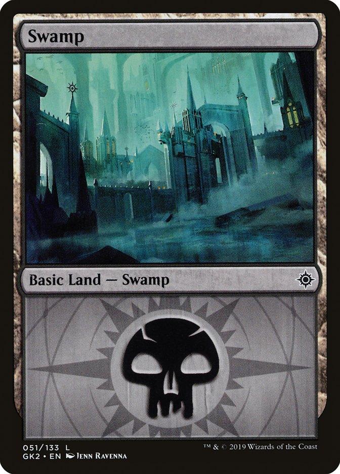 Swamp (51) [Ravnica Allegiance Guild Kit] - Trinity Hobby