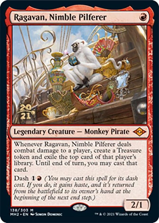 Ragavan, Nimble Pilferer [Modern Horizons 2 Prerelease Promos] - Trinity Hobby