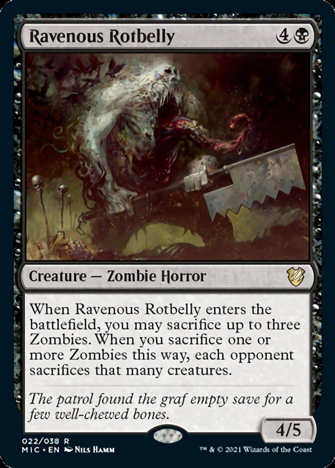 Ravenous Rotbelly [Innistrad: Midnight Hunt Commander] - Trinity Hobby