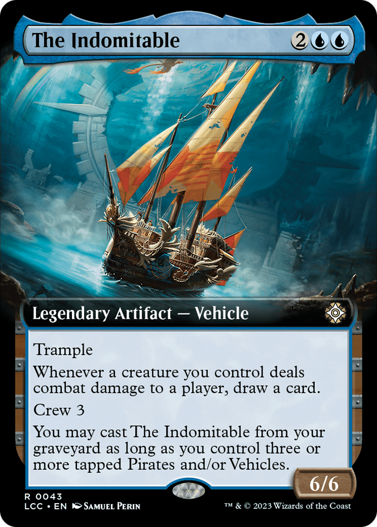 The Indomitable (Extended Art) [The Lost Caverns of Ixalan Commander] - Trinity Hobby
