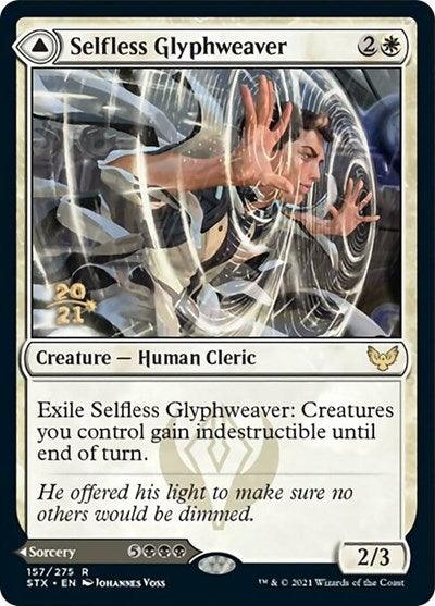 Selfless Glyphweaver // Deadly Vanity [Strixhaven: School of Mages Prerelease Promos] - Trinity Hobby