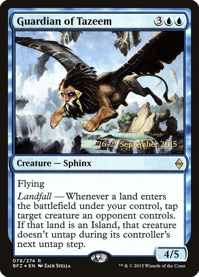 Guardian of Tazeem [Battle for Zendikar Prerelease Promos] - Trinity Hobby