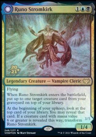 Runo Stromkirk // Krothuss, Lord of the Deep [Innistrad: Crimson Vow Prerelease Promos] - Trinity Hobby