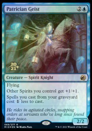 Patrician Geist [Innistrad: Midnight Hunt Prerelease Promos] - Trinity Hobby