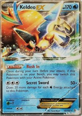 Keldeo EX (49/149) (Darkrai Deck - Jason Klaczynski) [World Championships 2013] - Trinity Hobby