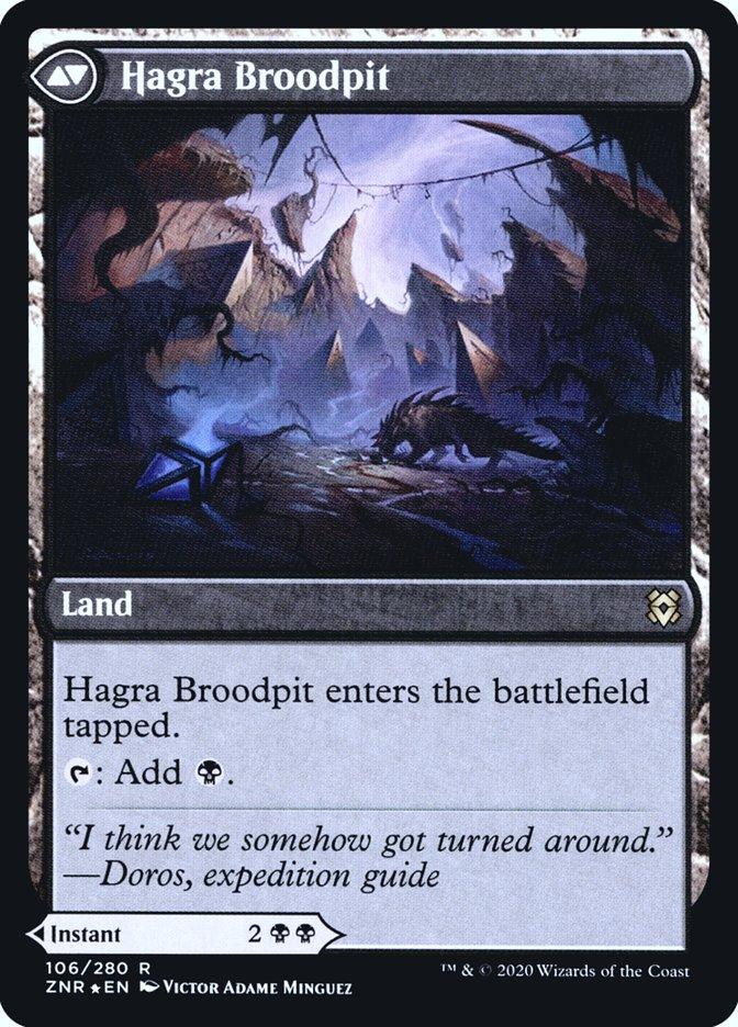 Hagra Mauling // Hagra Broodpit [Zendikar Rising Prerelease Promos] - Trinity Hobby