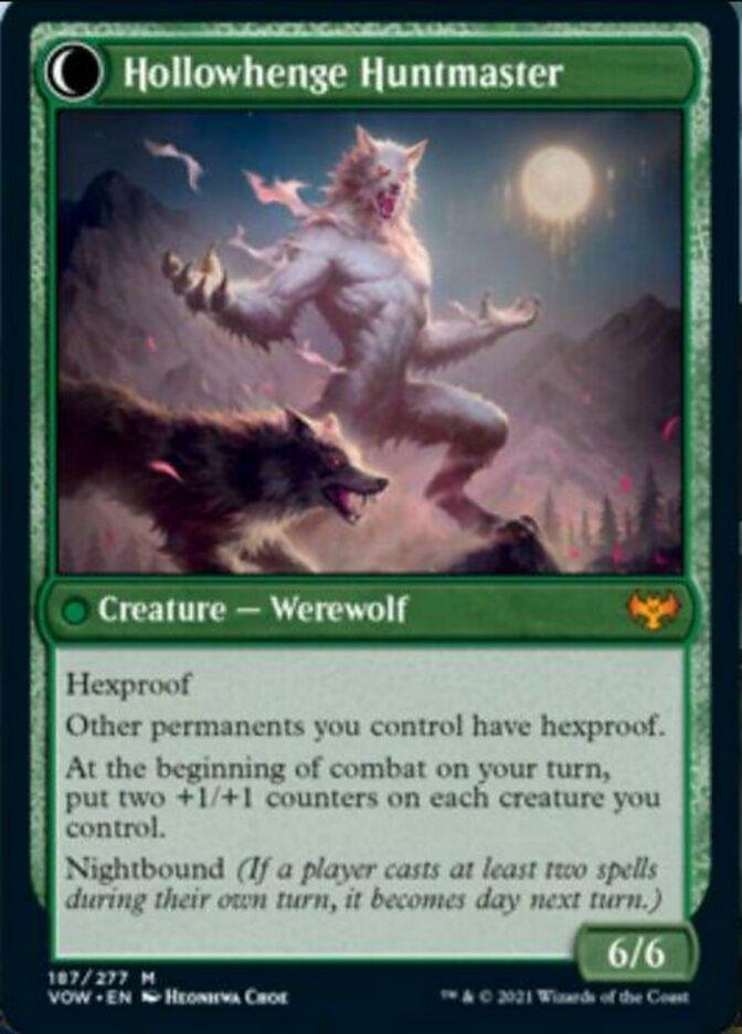Avabruck Caretaker // Hollowhenge Huntmaster [Innistrad: Crimson Vow] - Trinity Hobby