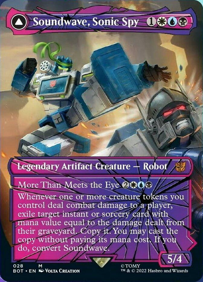 Soundwave, Sonic Spy // Soundwave, Superior Captain (Shattered Glass) [Transformers] - Trinity Hobby