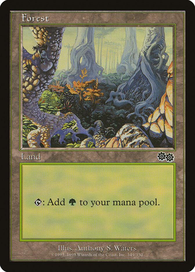 Forest (349) [Urza's Saga] - Trinity Hobby