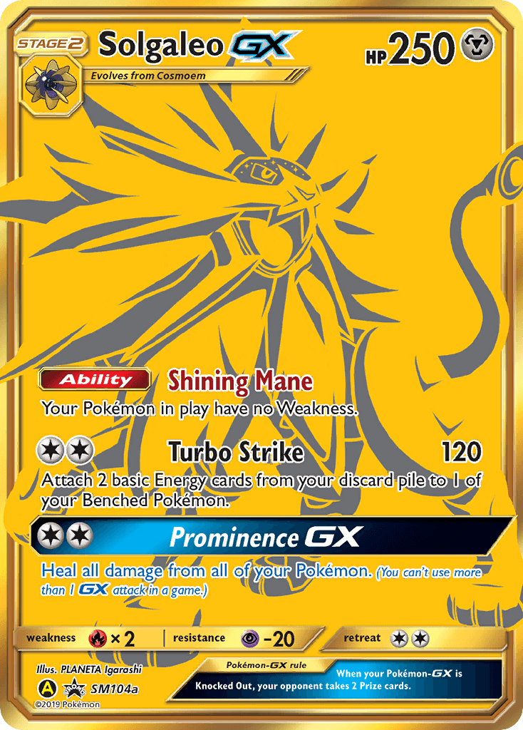 Solgaleo GX (SM104a) [Sun & Moon: Black Star Promos] - Trinity Hobby