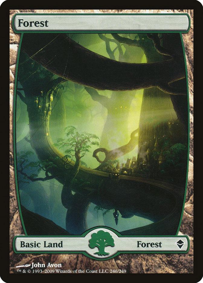 Forest (246) [Zendikar] - Trinity Hobby