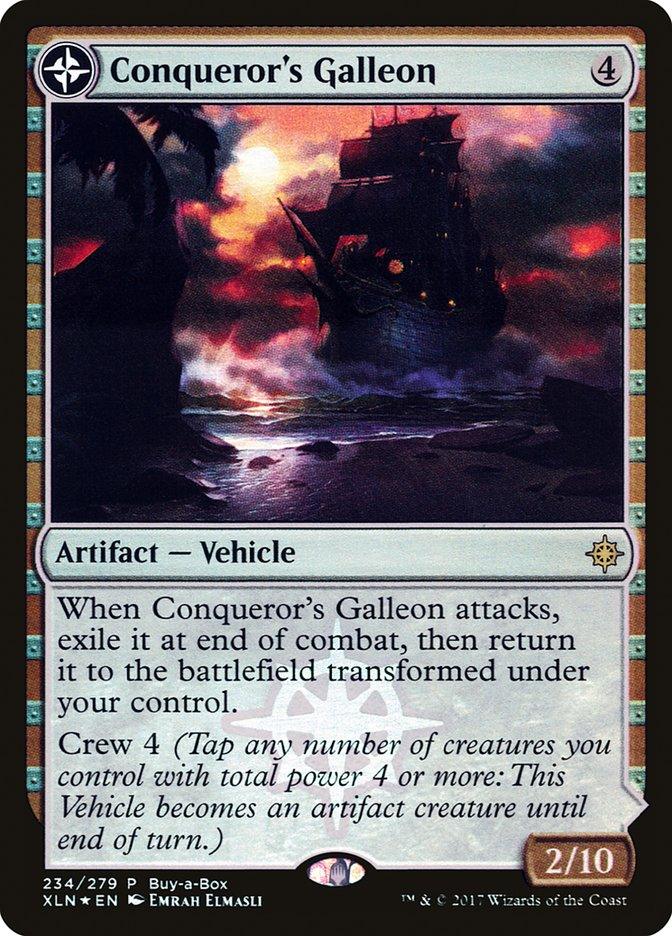 Conqueror's Galleon // Conqueror's Foothold (Buy-A-Box) [Ixalan Treasure Chest] - Trinity Hobby