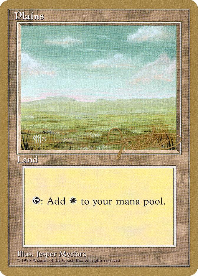 Plains (mj364) (Mark Justice) [Pro Tour Collector Set] - Trinity Hobby