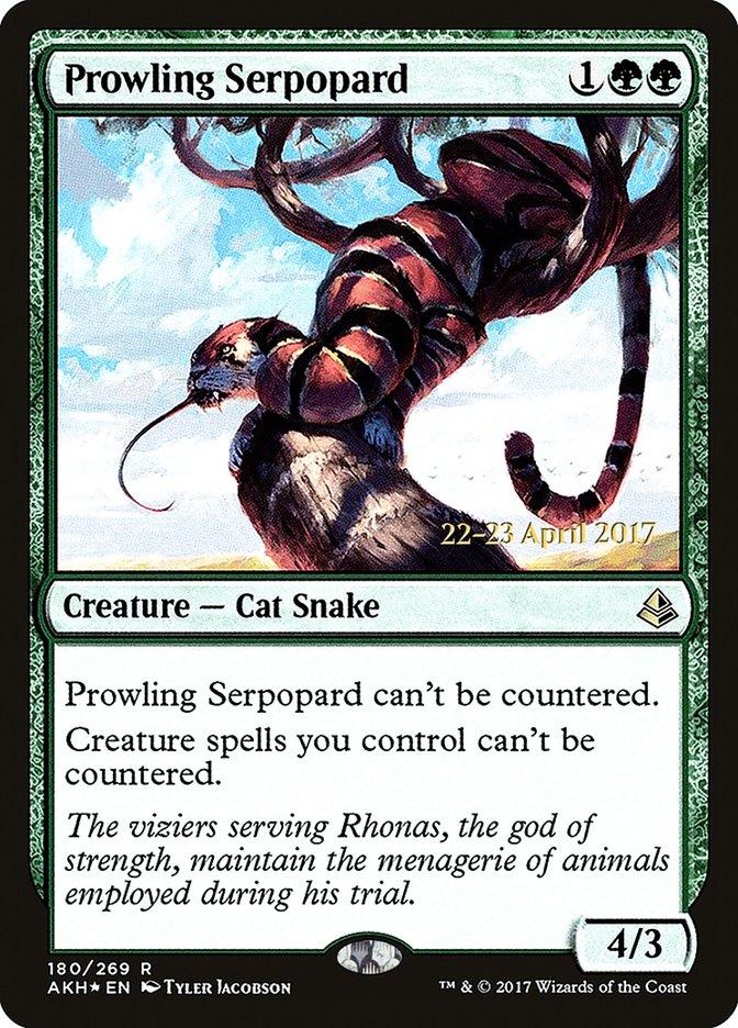 Prowling Serpopard [Amonkhet Prerelease Promos] - Trinity Hobby