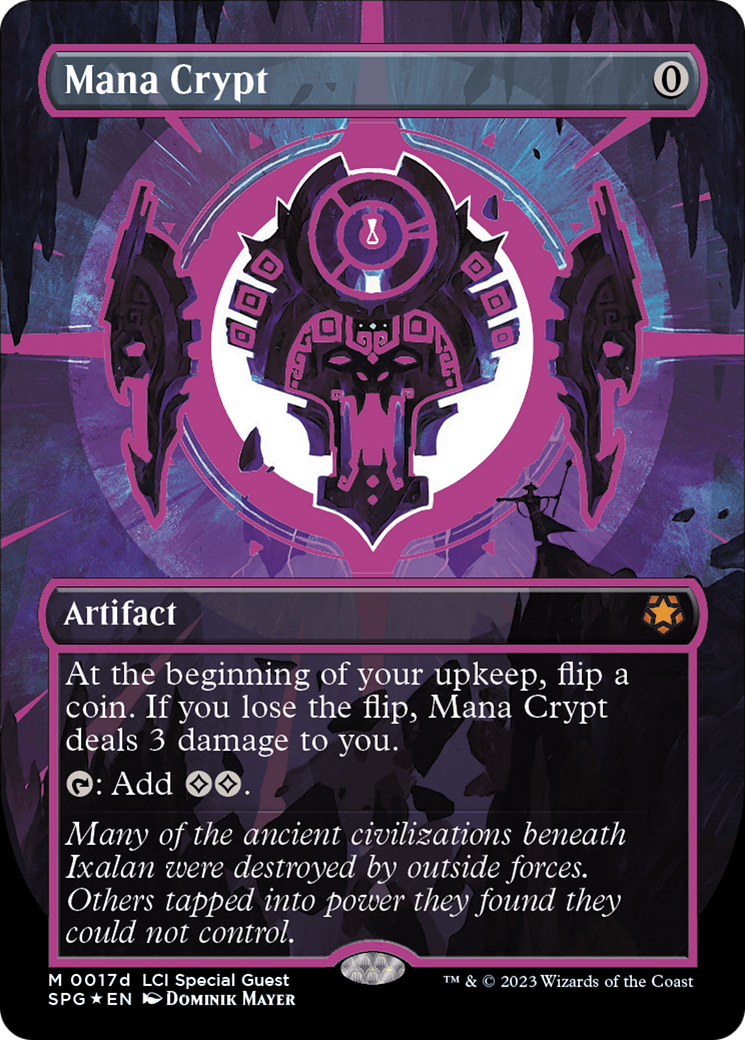 Mana Crypt (0017d) (Borderless) [The Lost Caverns of Ixalan Special Guests] - Trinity Hobby