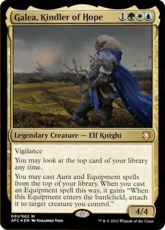 Galea, Kindler of Hope (Display Commander) [Dungeons & Dragons: Adventures in the Forgotten Realms Commander] - Trinity Hobby