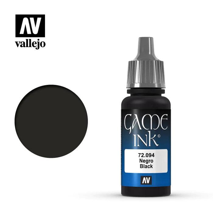 GAME INK 094 : BLACK (17ml) - Trinity Hobby