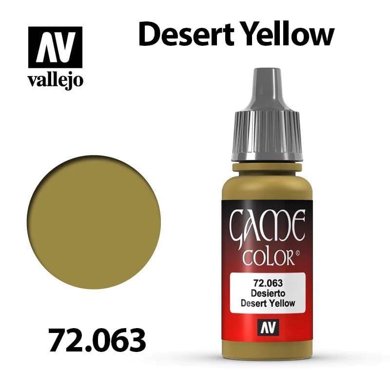 GAME COLOR 063 : DESERT YELLOW (17ml) - Trinity Hobby