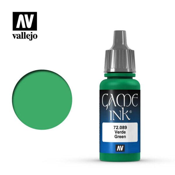GAME INK 089 : 17 ML. GREEN