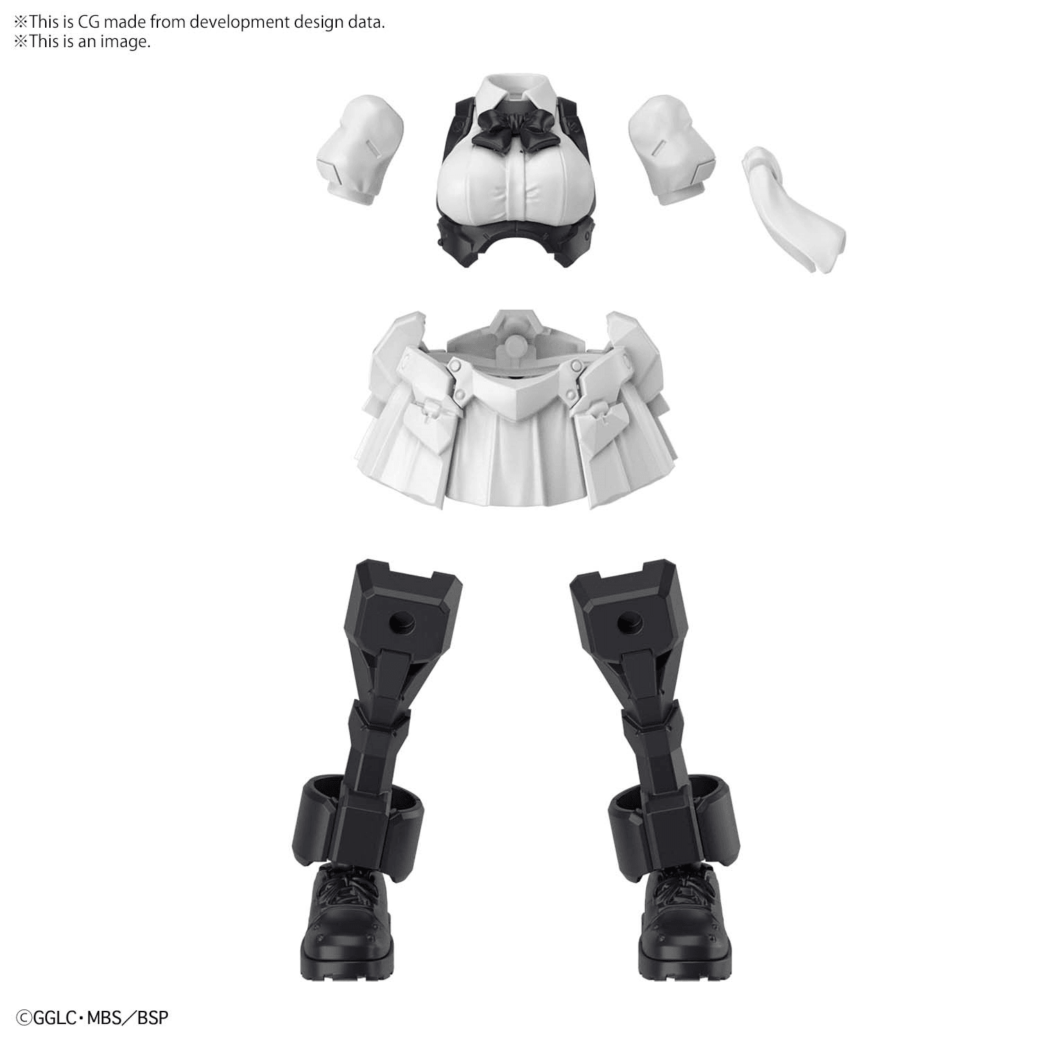 [Pre-Order] GIRL GUN LADY & 30MS COMPATIBLE OPTION PARTS SET (Maid) (ETA NOV 2021) - Trinity Hobby