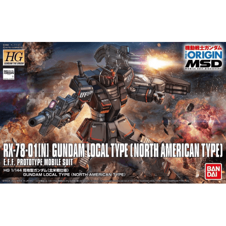 The Origin - 1/144 Gundam Local Type (North American Front)