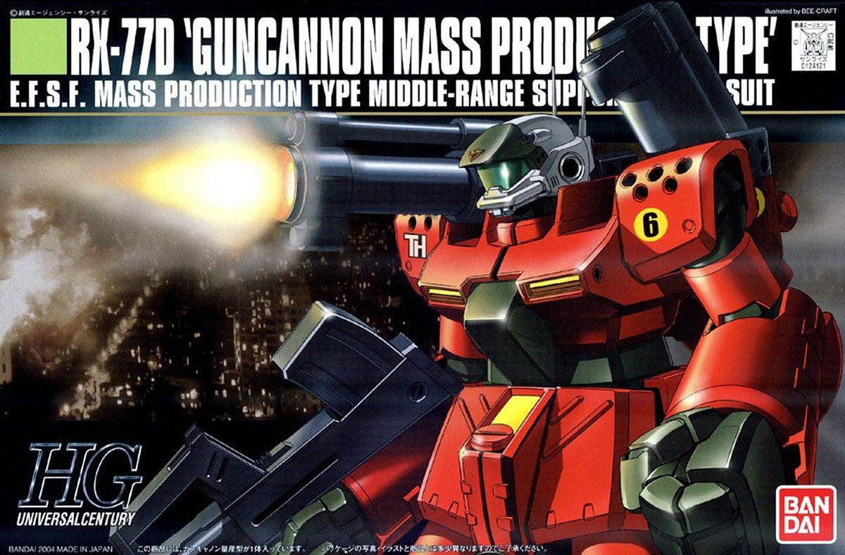 HGUC 1/144 #44 RX-77D Guncannon Mass production Type