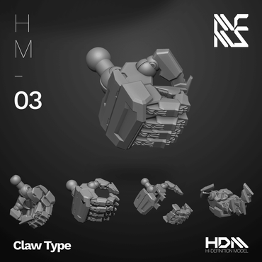 HDM Claw Type Hands [HM-03]