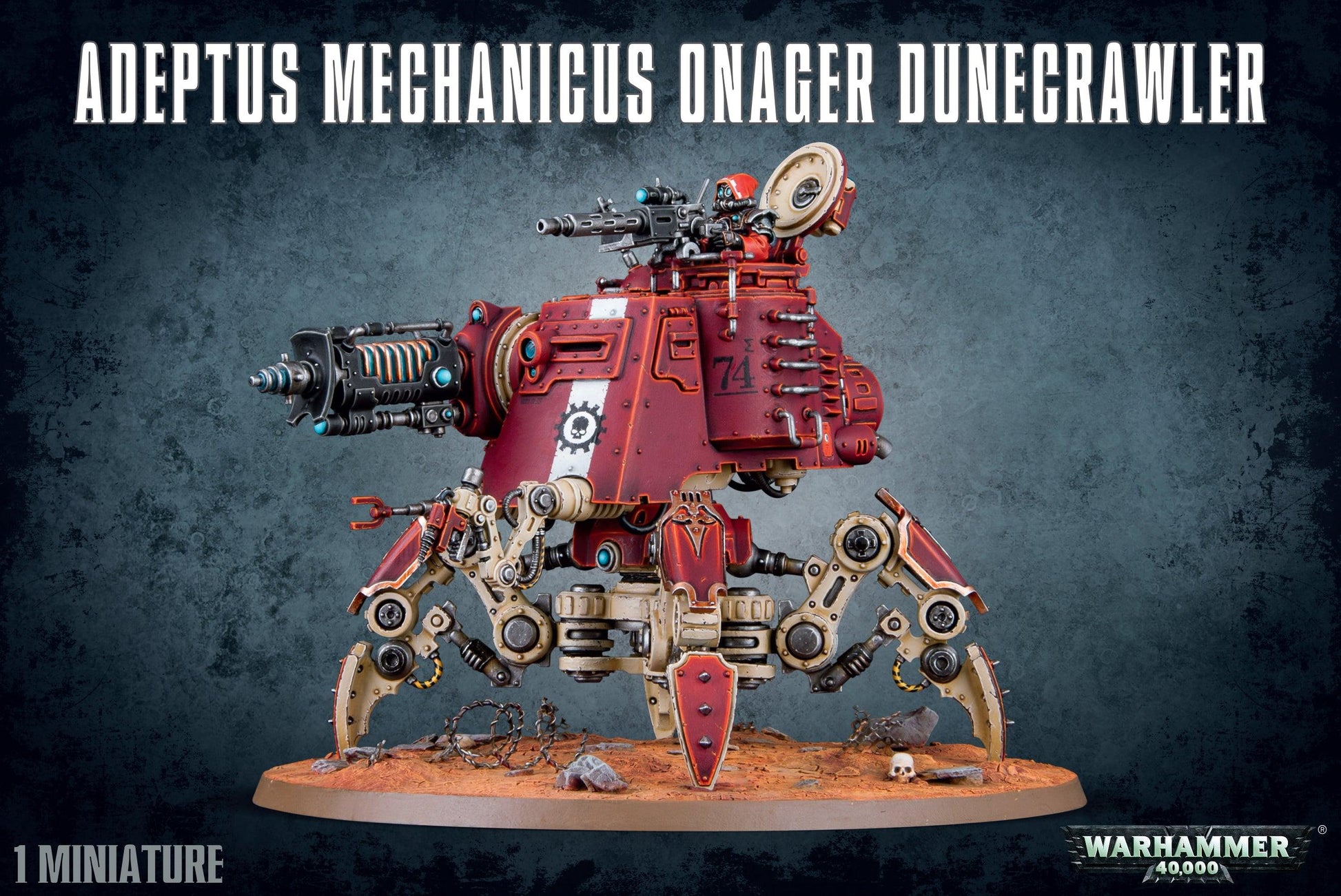 Warhammer 40k: ADEPTUS MECHANICUS: Onager Dunecrawler - Trinity Hobby