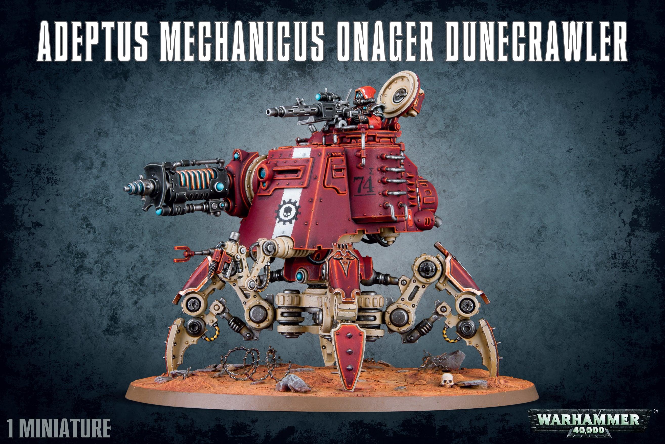Warhammer 40k: ADEPTUS MECHANICUS: Onager Dunecrawler - Trinity Hobby