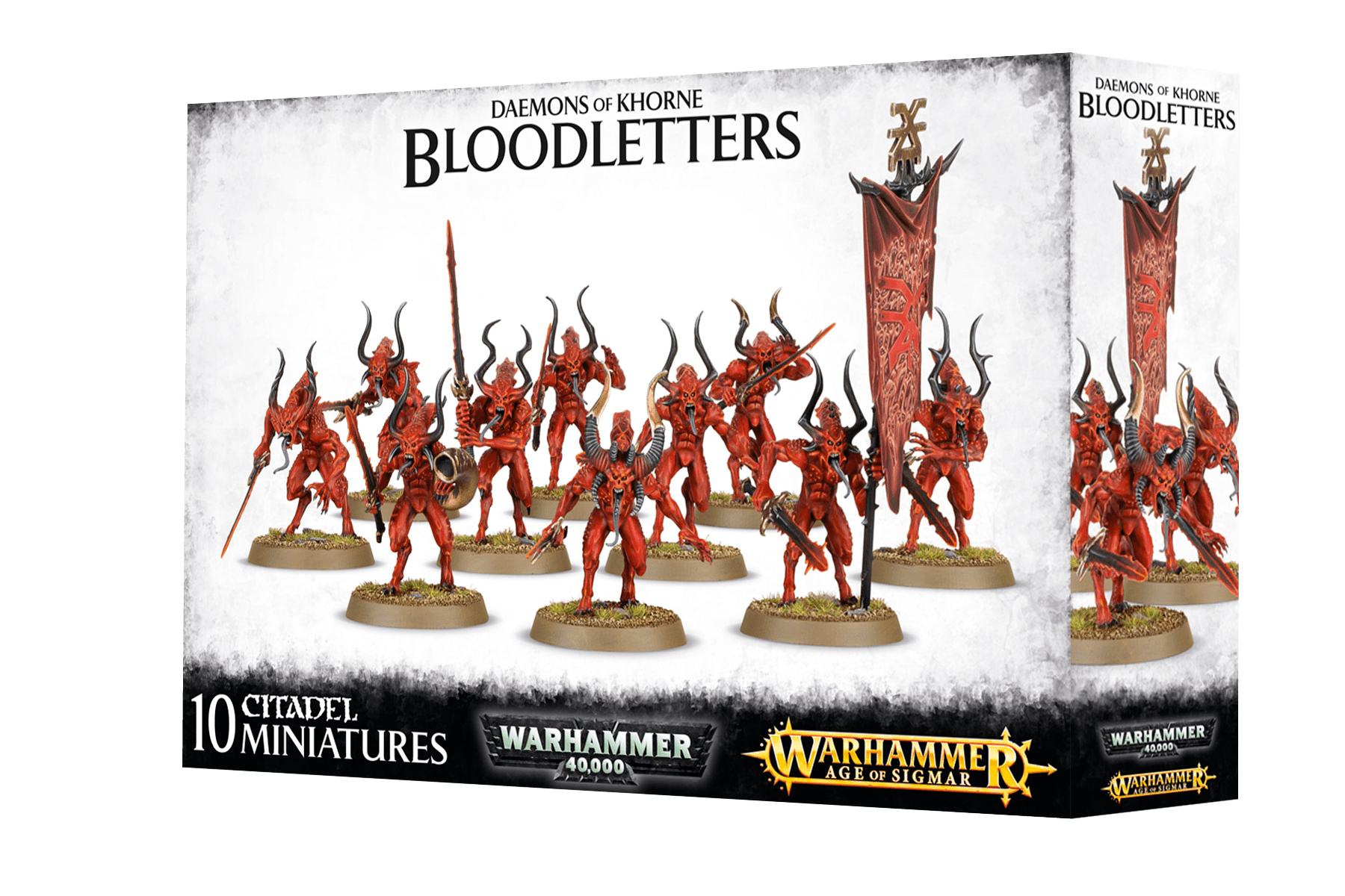 40k/Age of Sigmar: DAEMONS OF KHORNE BLOODLETTERS - Trinity Hobby