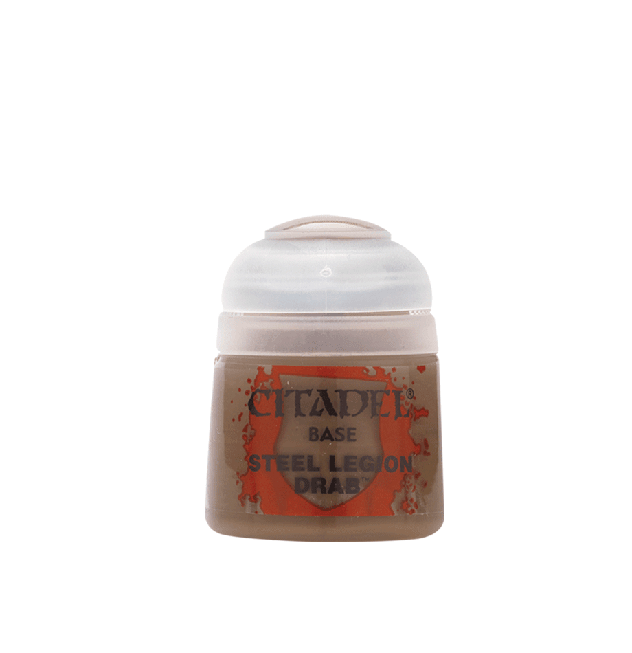 BASE: STEEL LEGION DRAB (12ML) - Trinity Hobby
