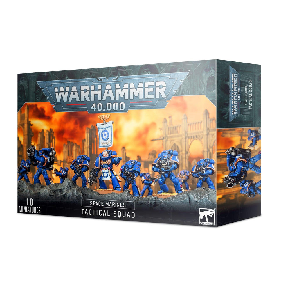 Warhammer 40K: SPACE MARINES TACTICAL SQUAD - Trinity Hobby