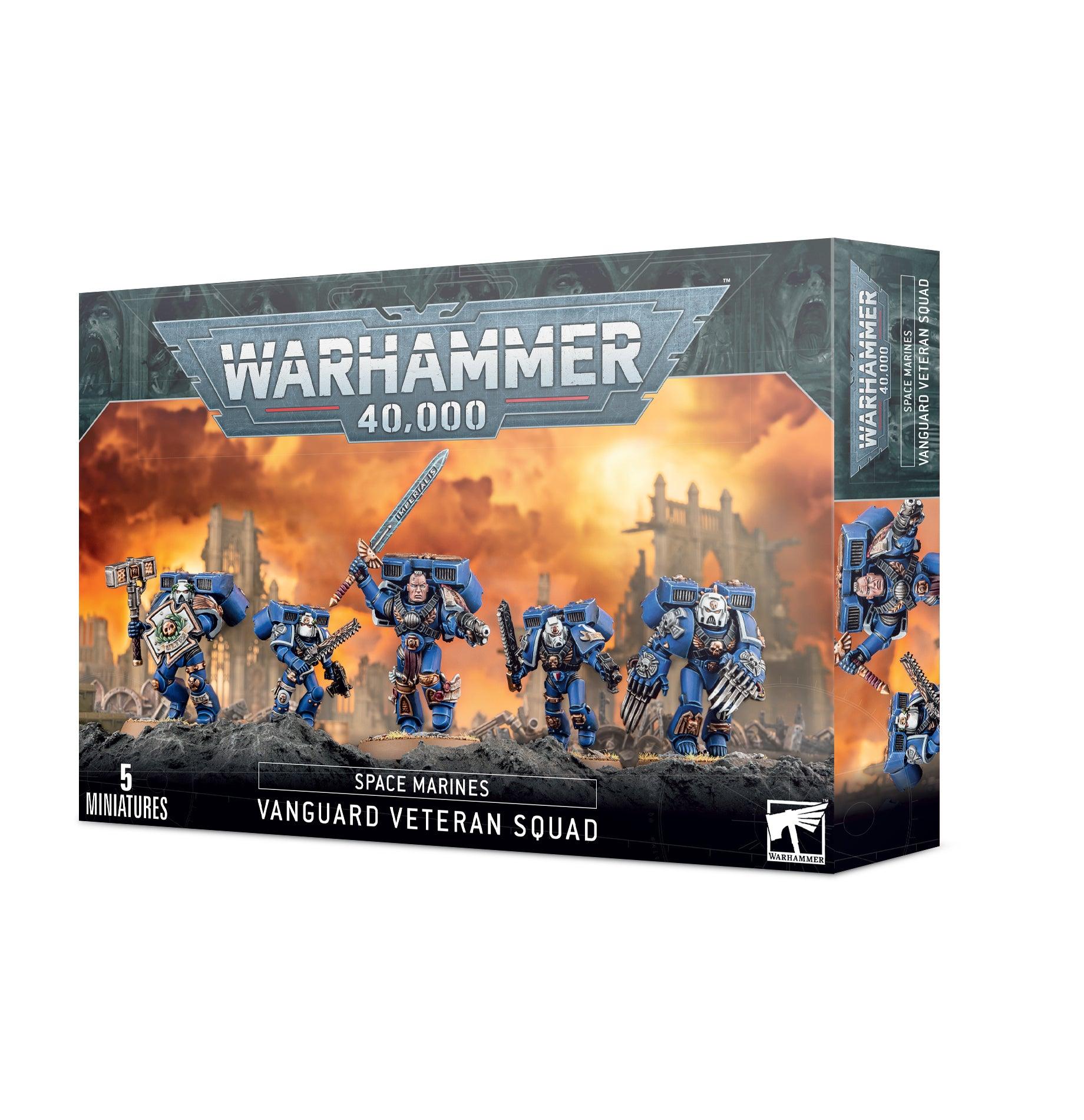 Warhammer 40K: SPACE MARINES VANGUARD VETERAN SQUAD - Trinity Hobby