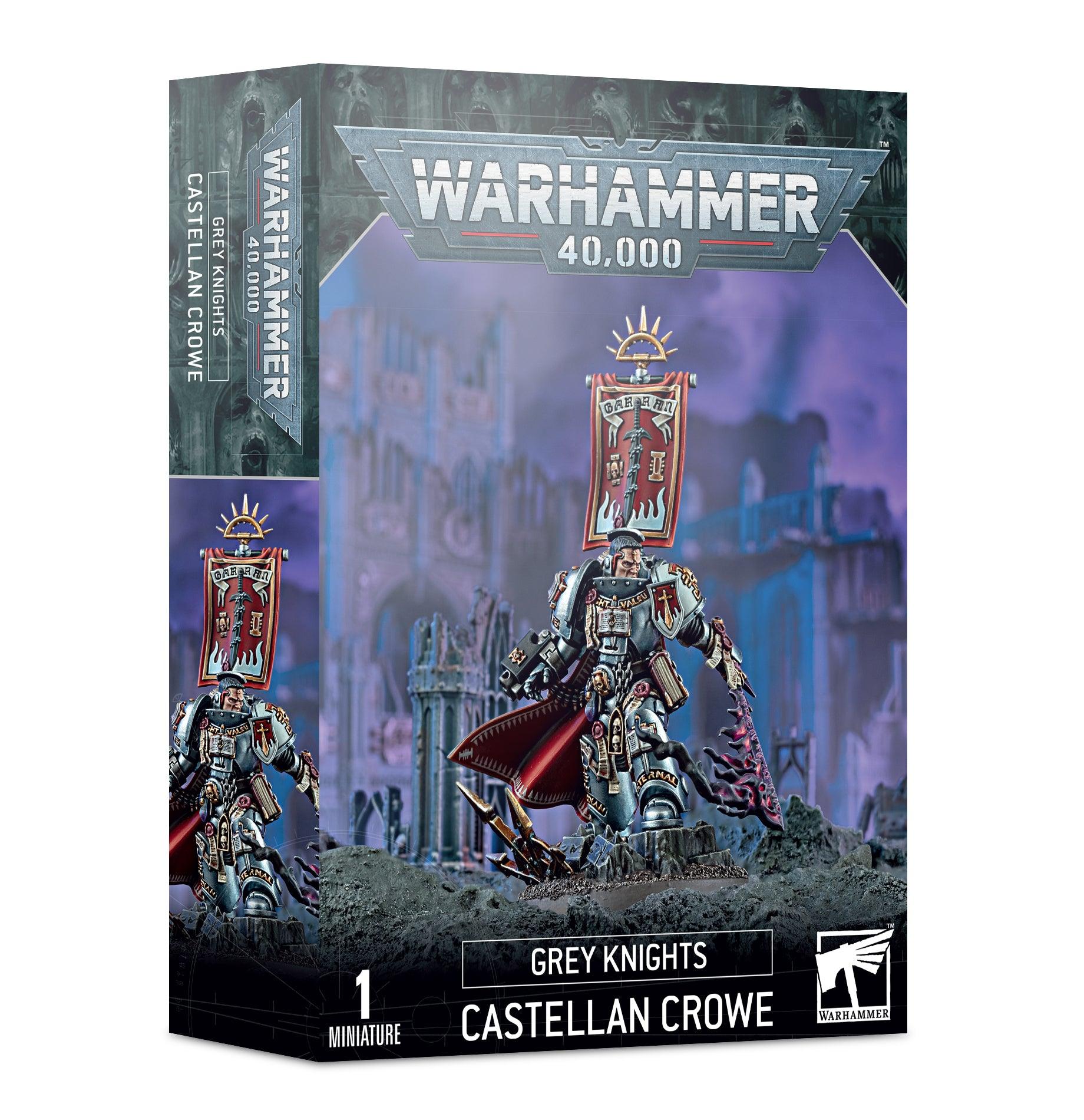 Warhammer 40K: GREY KNIGHTS CASTELLAN CROWE - Trinity Hobby