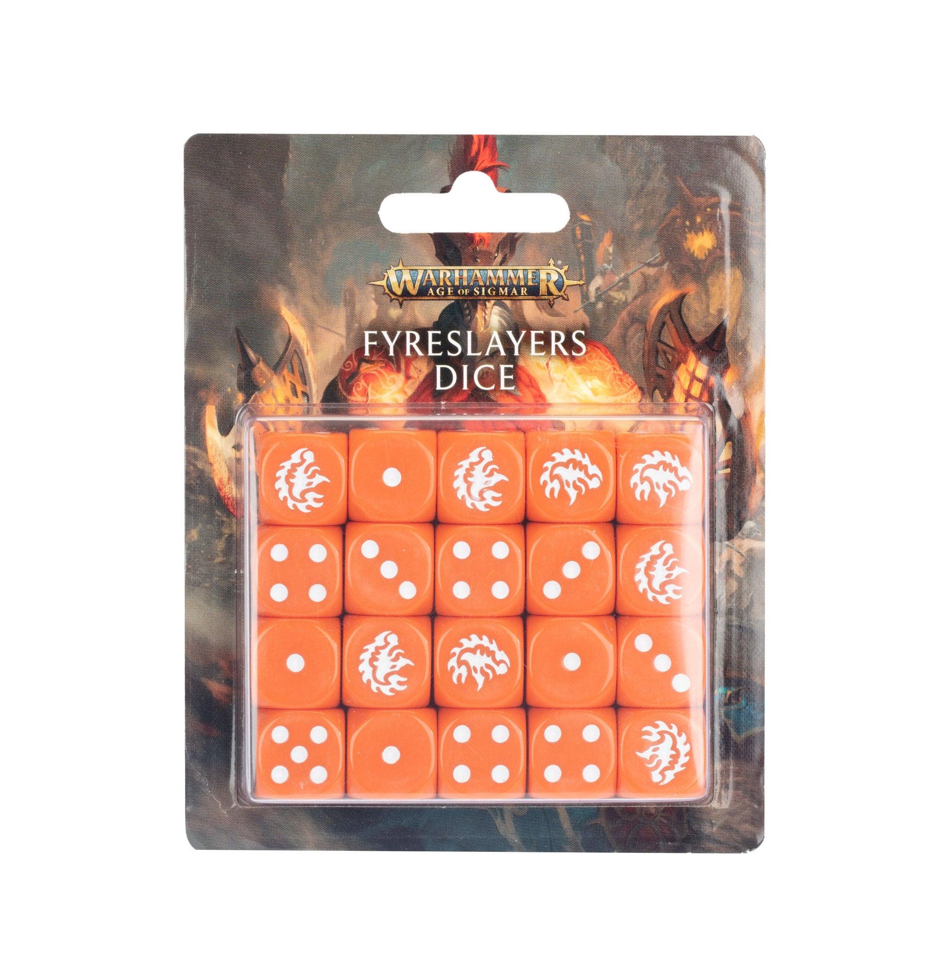 W40k/Age of Sigmar: FYRESLAYER DICE - Trinity Hobby