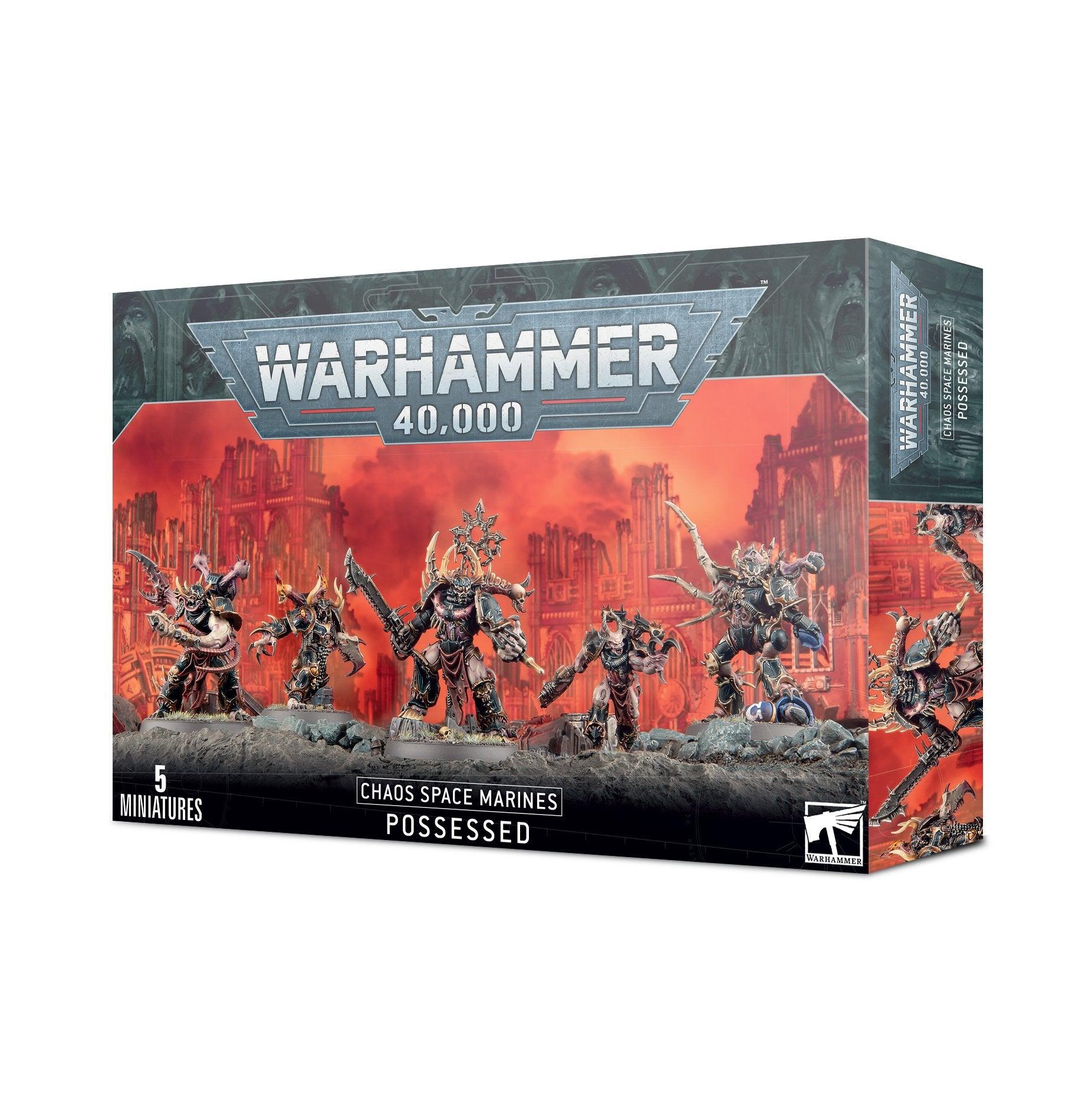 Warhammer 40K: CHAOS SPACE MARINES: POSSESSED - Trinity Hobby