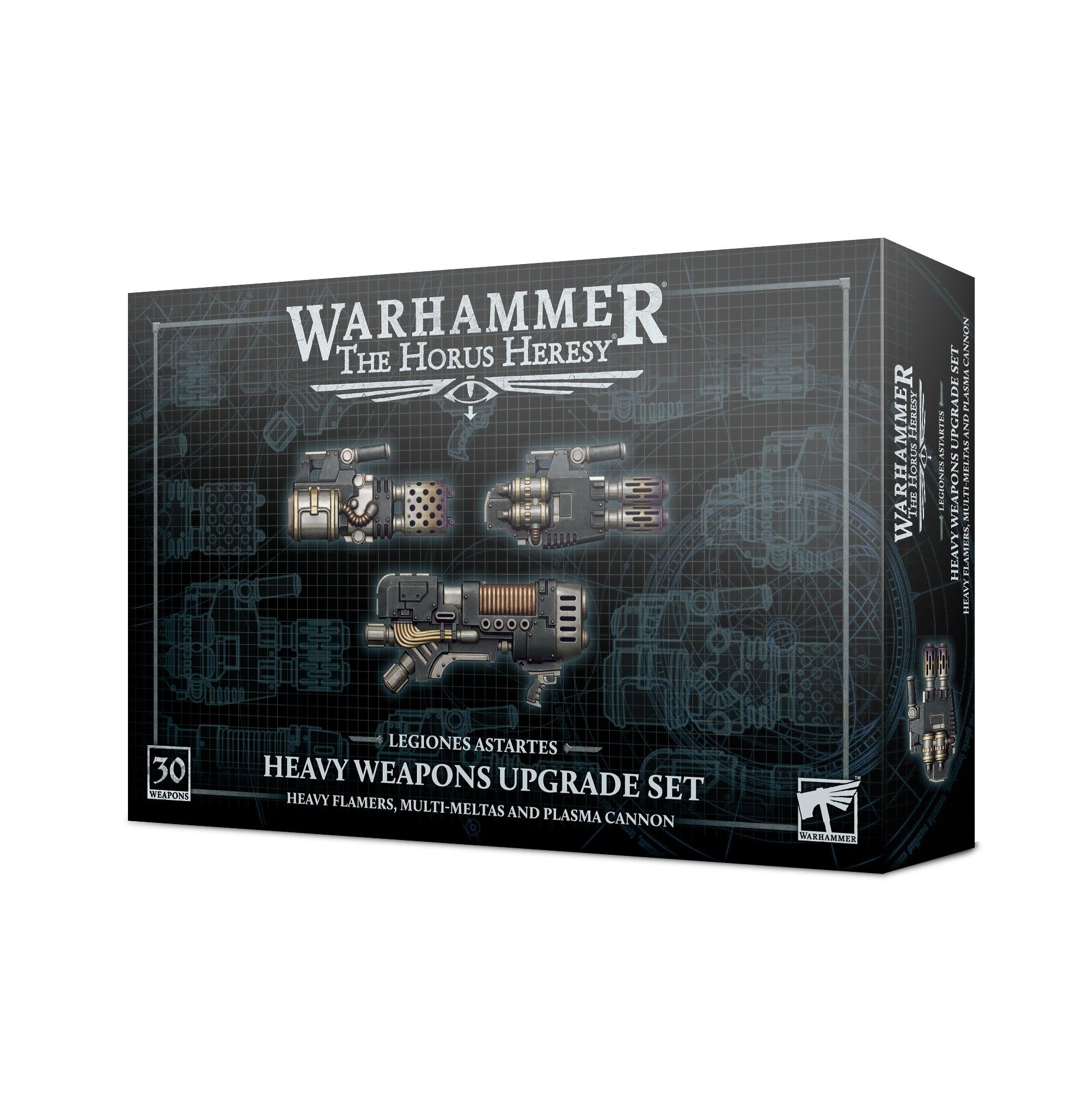 Legiones Astartes: Heavy Weapons Upgrade Set - Heavy Flames, Multi-Meltas, Plasma Cannons - Trinity Hobby