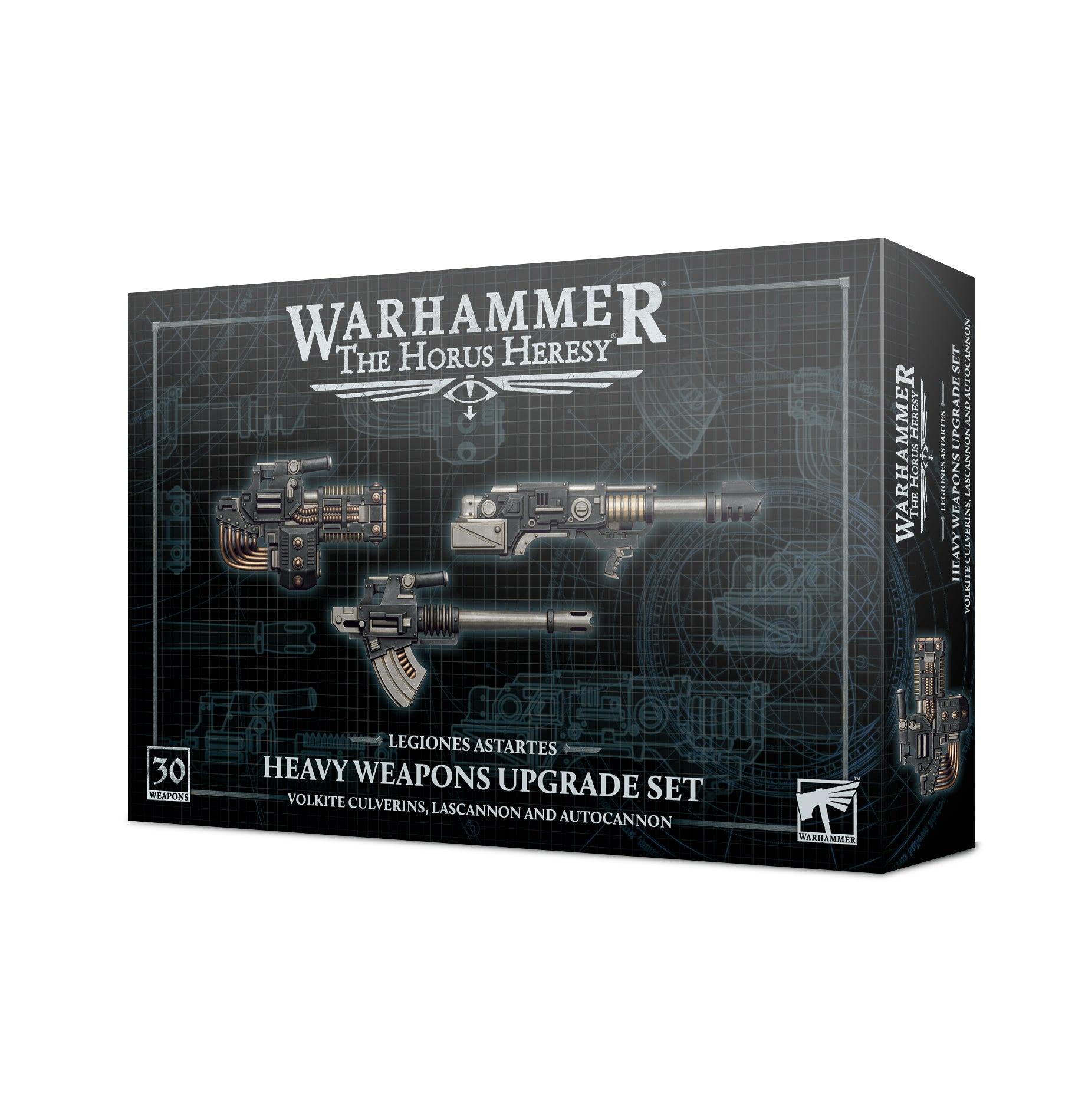 Legiones Astartes: Heavy Weapons Upgrade Set - Volkite Culverins, Lascannon and Autocannon - Trinity Hobby
