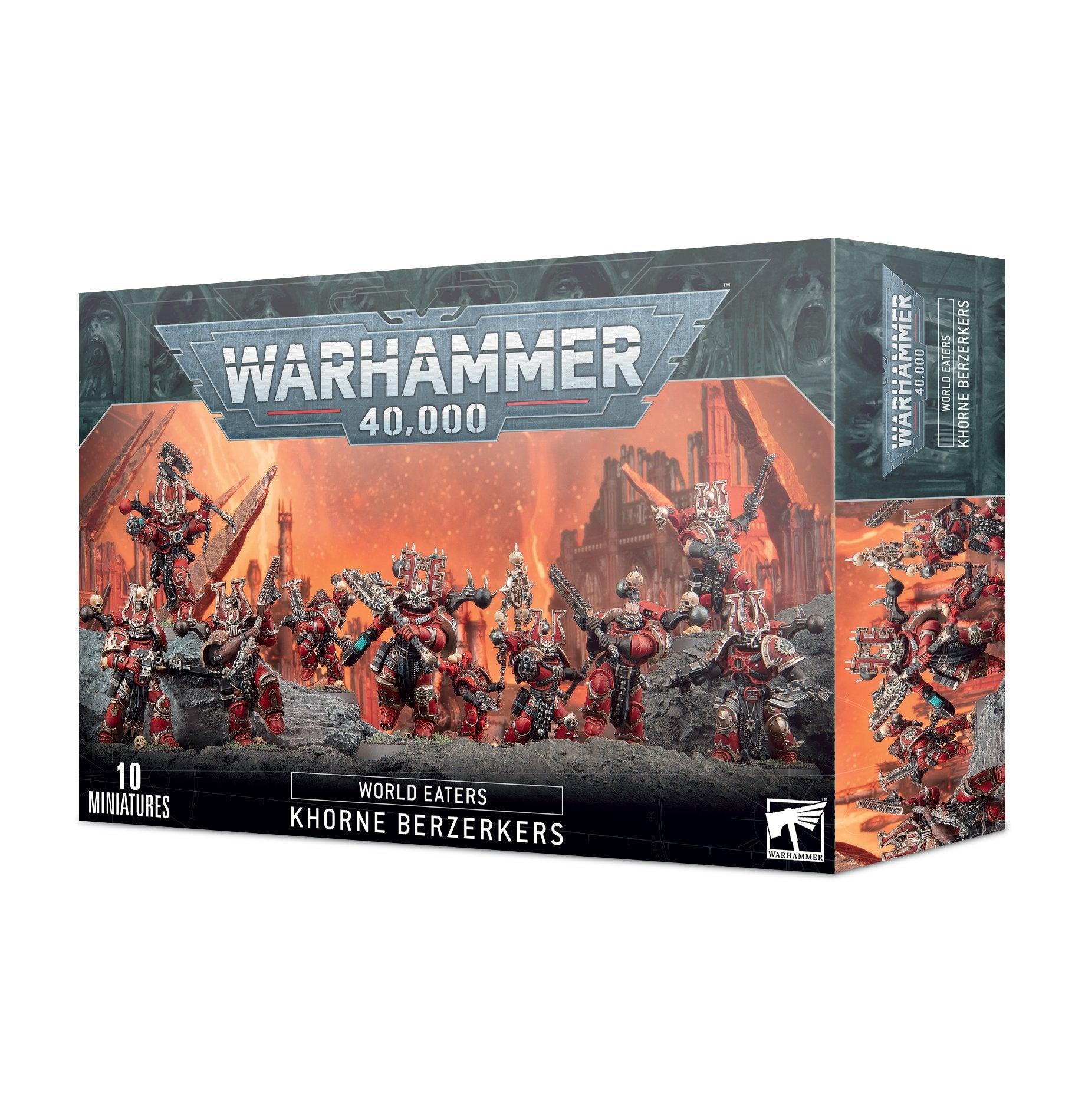 WORLD EATERS: KHORNE BERSERKERS (NEW) - Trinity Hobby