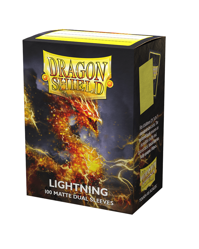 DRAGON SHIELD SLEEVES MATTE DUAL LIGHTNING (100CT) - Trinity Hobby