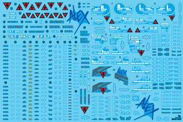 Delpi Decals: MG NT-1 Alex Water Decal - Trinity Hobby