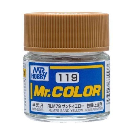 Mr Hobby: Mr. Color 119 - RLM76 Sand Yellow (Semi-Gloss/Aircraft) - Trinity Hobby