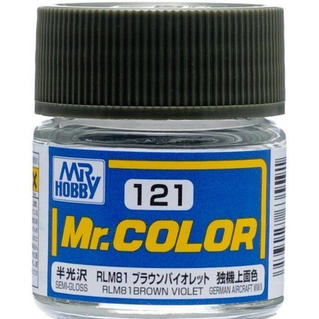 Mr Hobby: Mr. Color 121 - RLM81 Brown Violet (Semi-Gloss/Aircraft) - Trinity Hobby